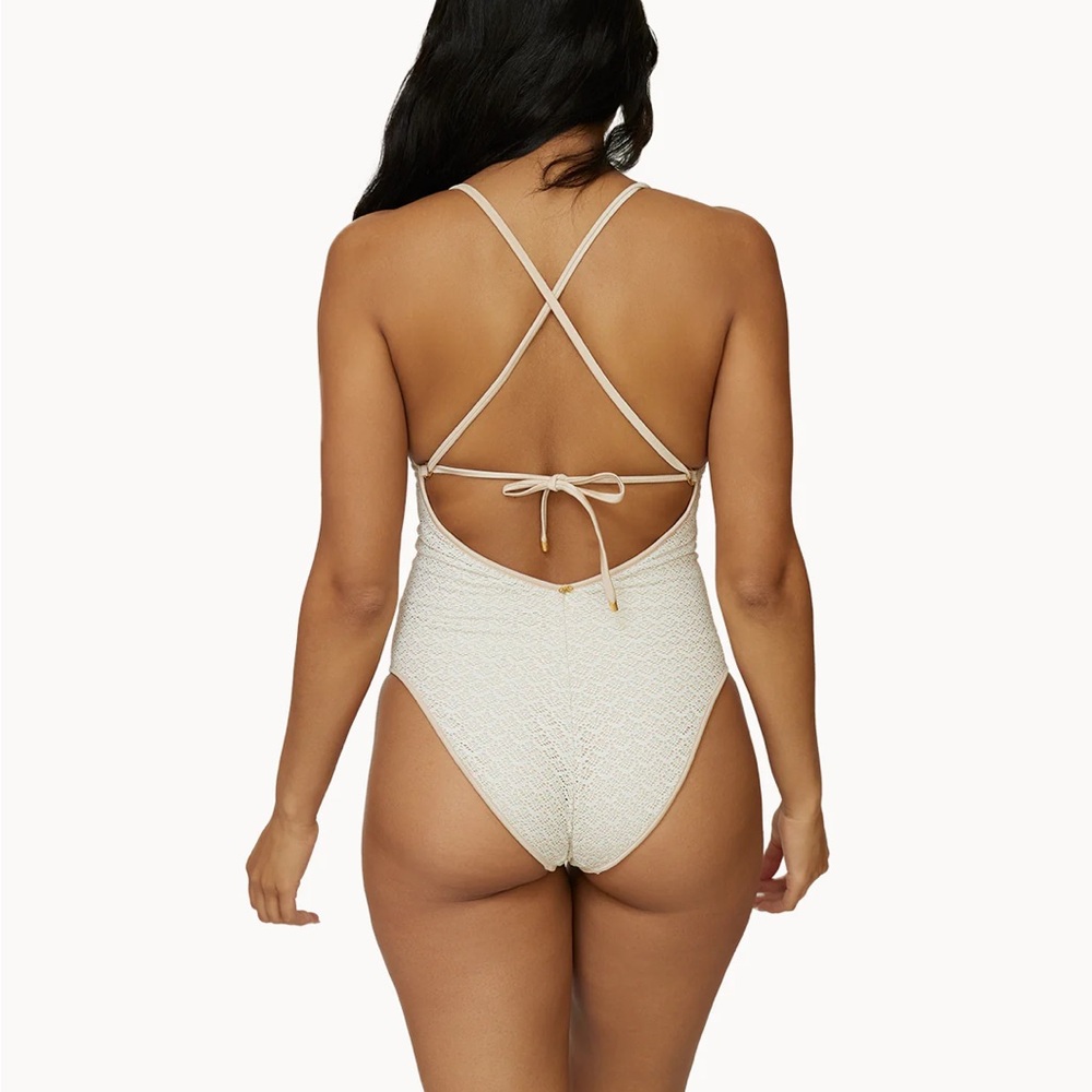 PQ Swim Cream One-Piece Swimsuit - Picture 3 of 9
